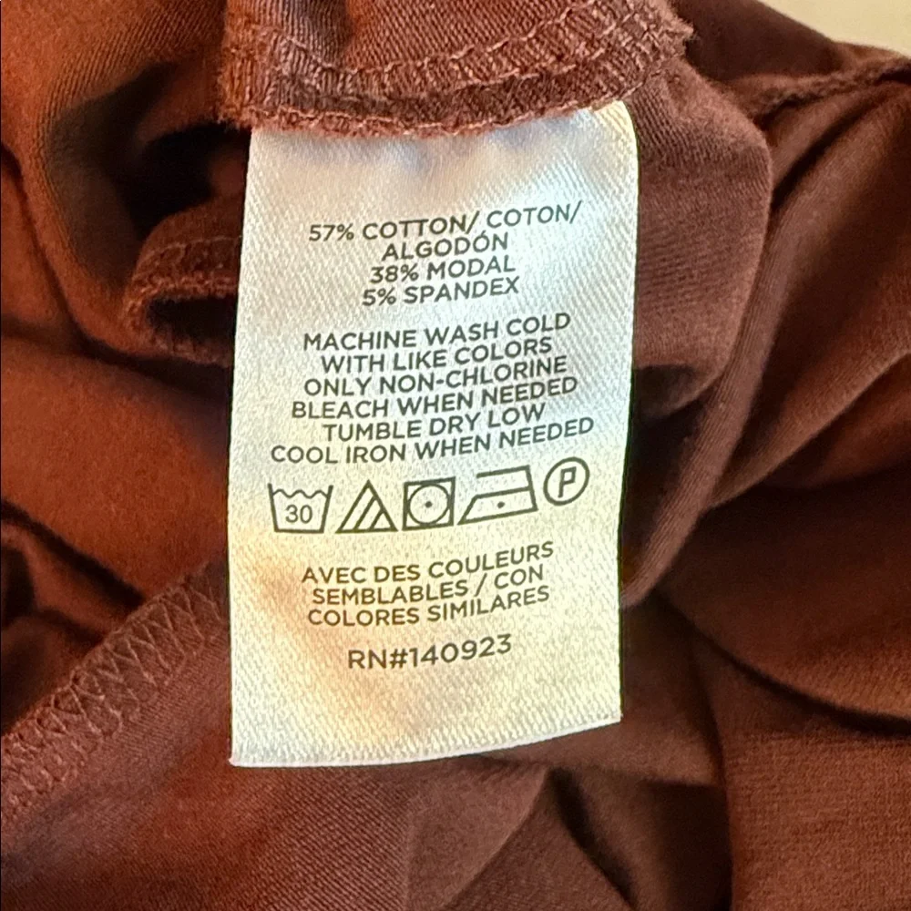 Loft Brown Belted Jumpsuit with Pockets Size Medium Petite - Picture 12 of 12